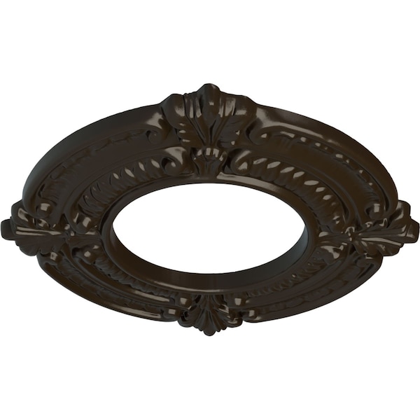Benson Ceiling Medallion (Fits Canopies Up To 4 1/8), 9OD X 4 1/8ID X 5/8P